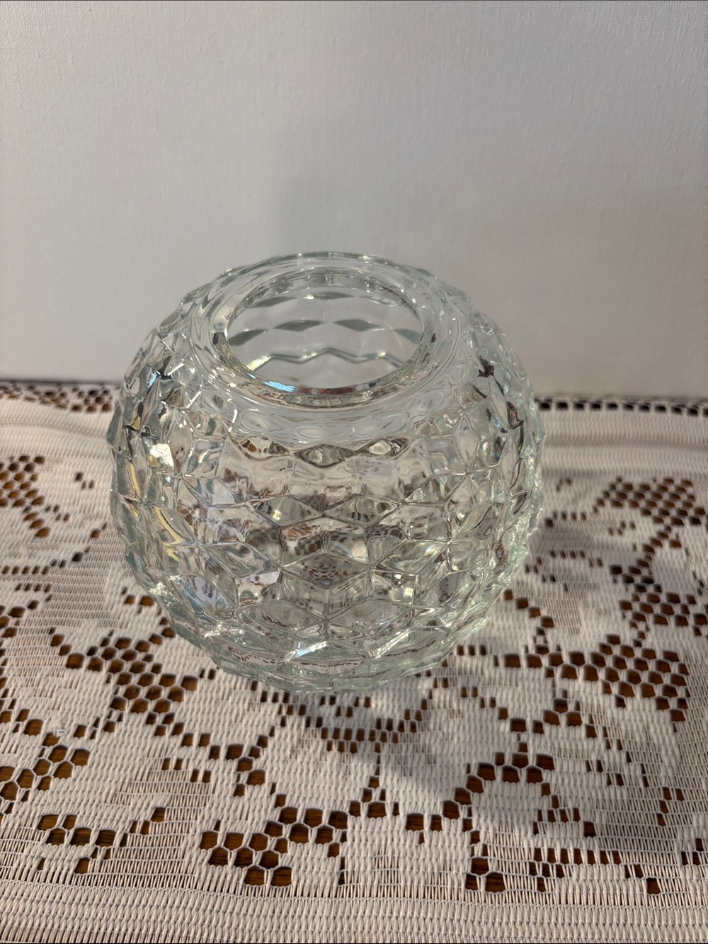 Vintage Homco Clear Glass Fairy Lamp - Picture 6 of 6